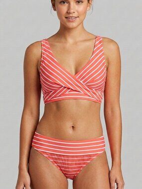 Sea Level Swim Australia Chamarel Square Neck Twist Front Bikini 2 Piece NWT Sz4